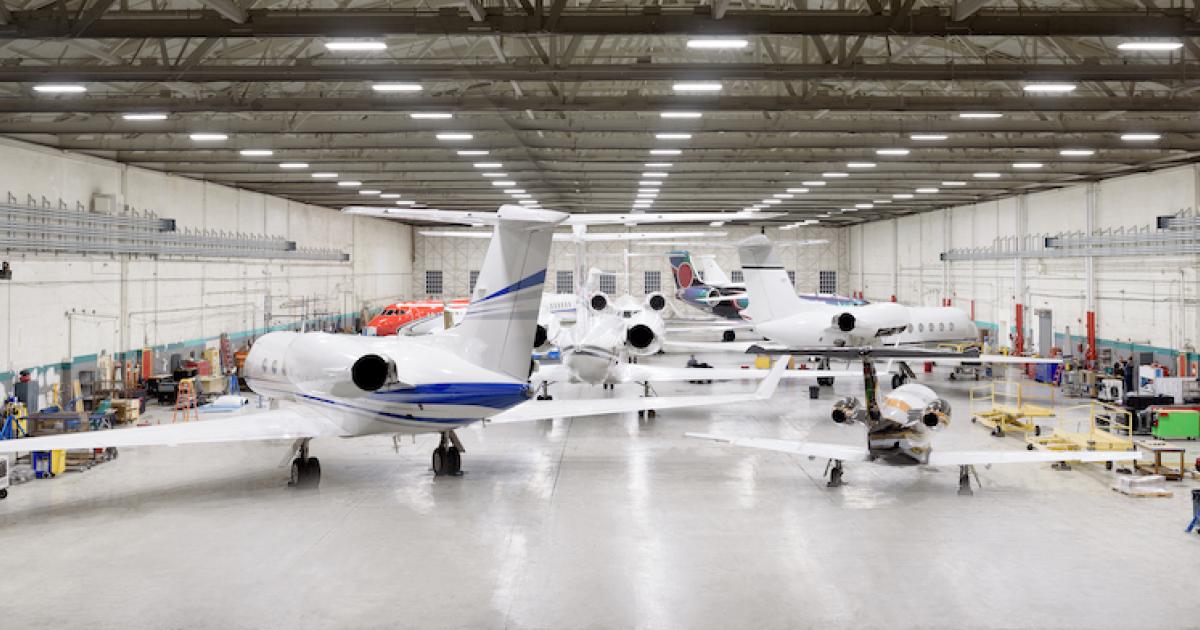 Clay Lacy Aviation is an Embraer authorized service center and supports other business jet types including those made by Bombardier, Dassault, and Gulfstream. (Photo: Clay Lacy Aviation)