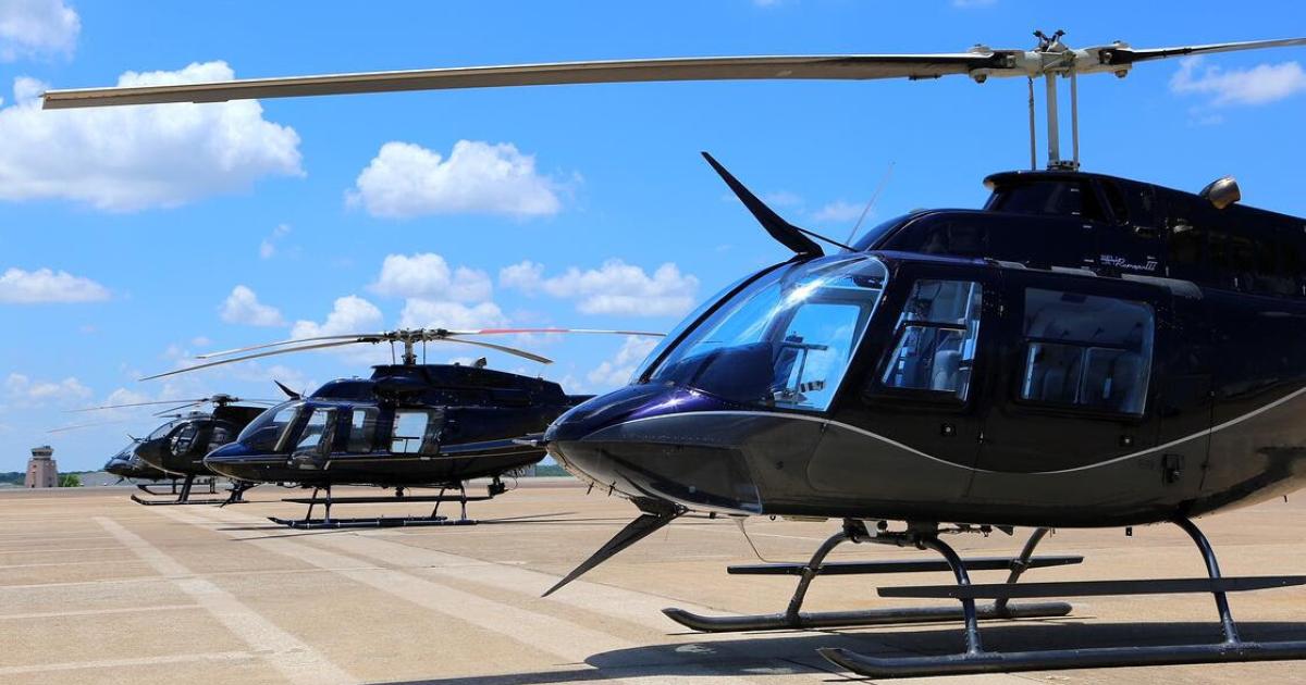 Helicopter Institute's fleet includes Bell 206s, 407s, and MD 500s and 600s. (Photo: Helicopter Institute)