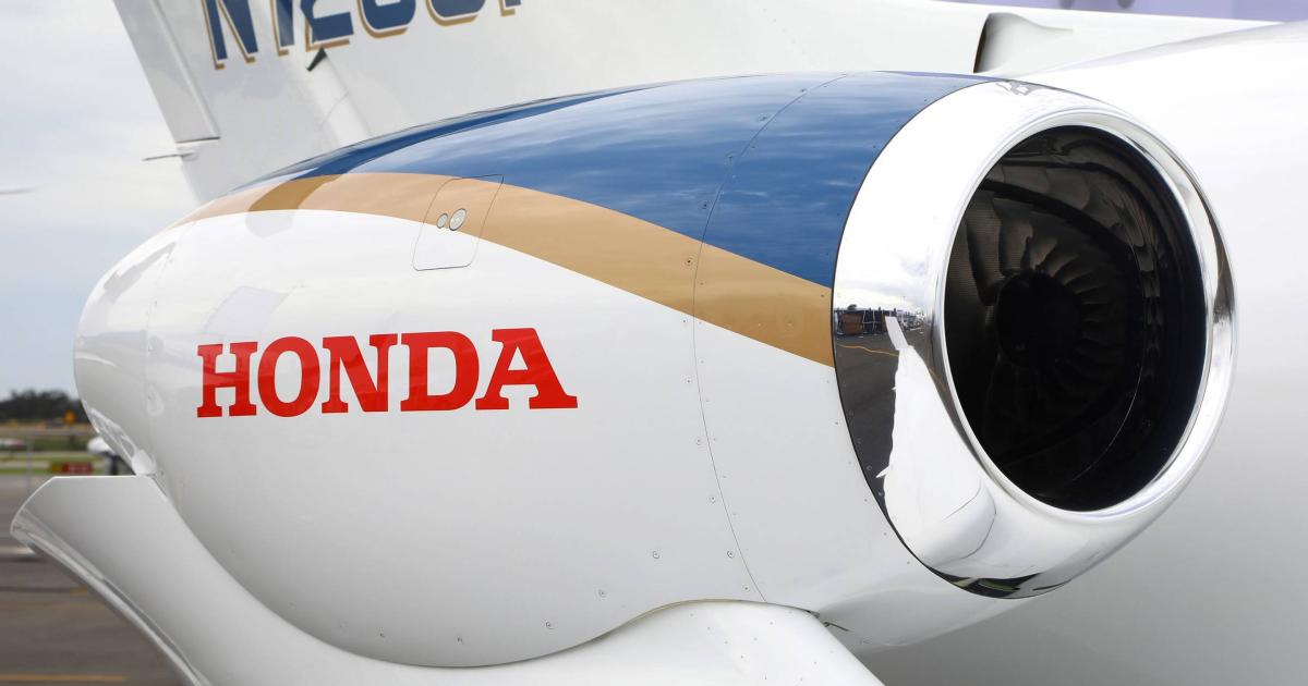 The GE Honda Aero Engines HF120 engine. (Photo: David McIntosh)