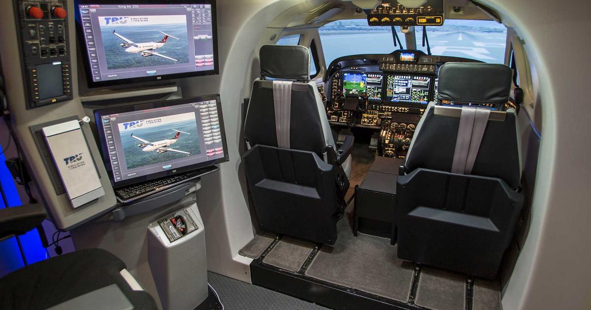 TRU Simulation + Training will provide a level-D King Air simulator for the Royal Flying Doctor Service Queensland Section. It will be housed at a new facility in Bundaberg, Australia, and is set to be in service in 2023. (Photo: TRU Simulation + Training)