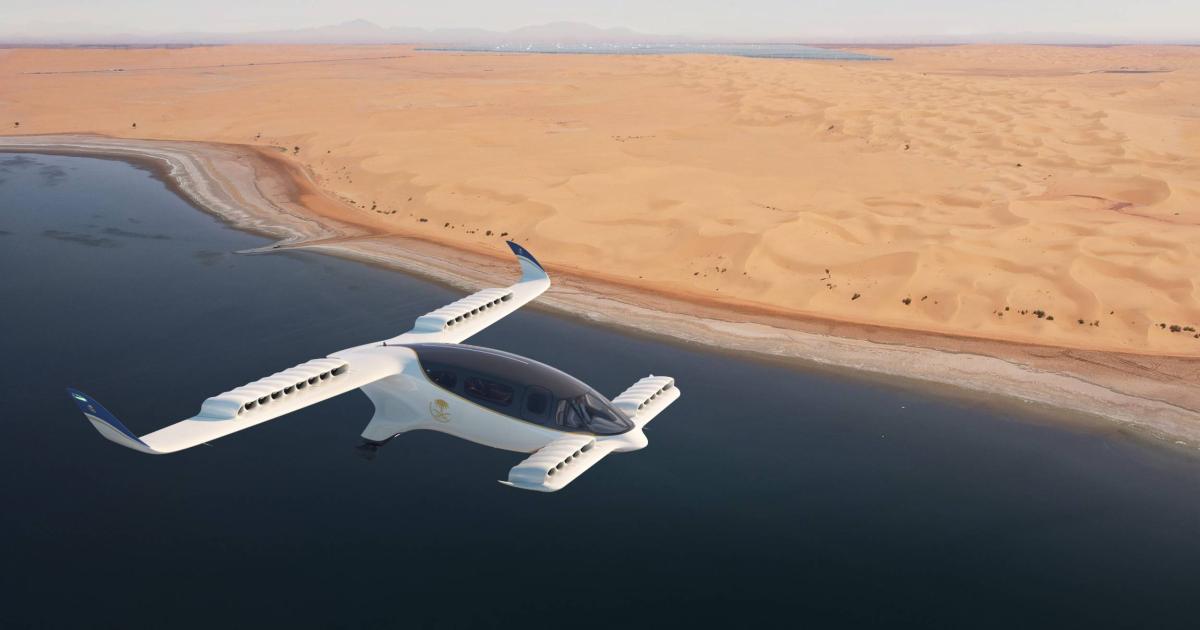 Lilium's conditional order book for the Lilium Jet grew by 100 units thanks to an MOU with airline Saudia. (Photo: Lilium) 