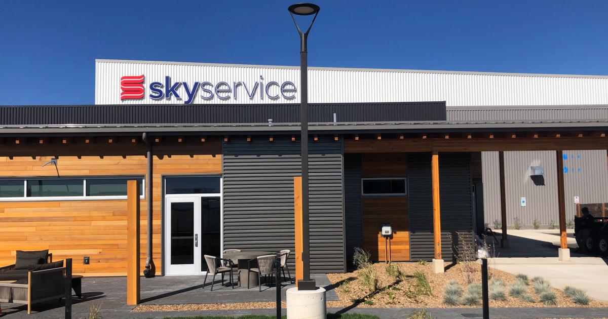 Skyservice has opened its newly-built FBO complex at Redmond Municipal Airport in Oregon. (Photo: Skyservice)