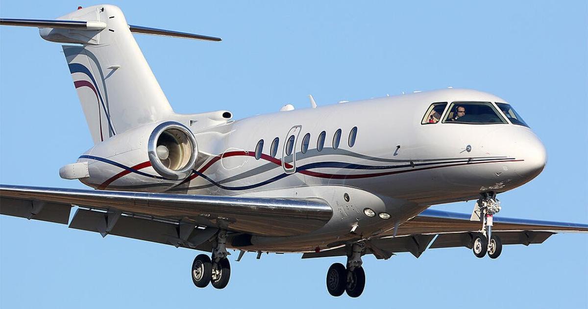 Hawker 4000 operators will be able to add FANS capability under an STC being developed by Textron Aviation. (Photo: Skytrac)