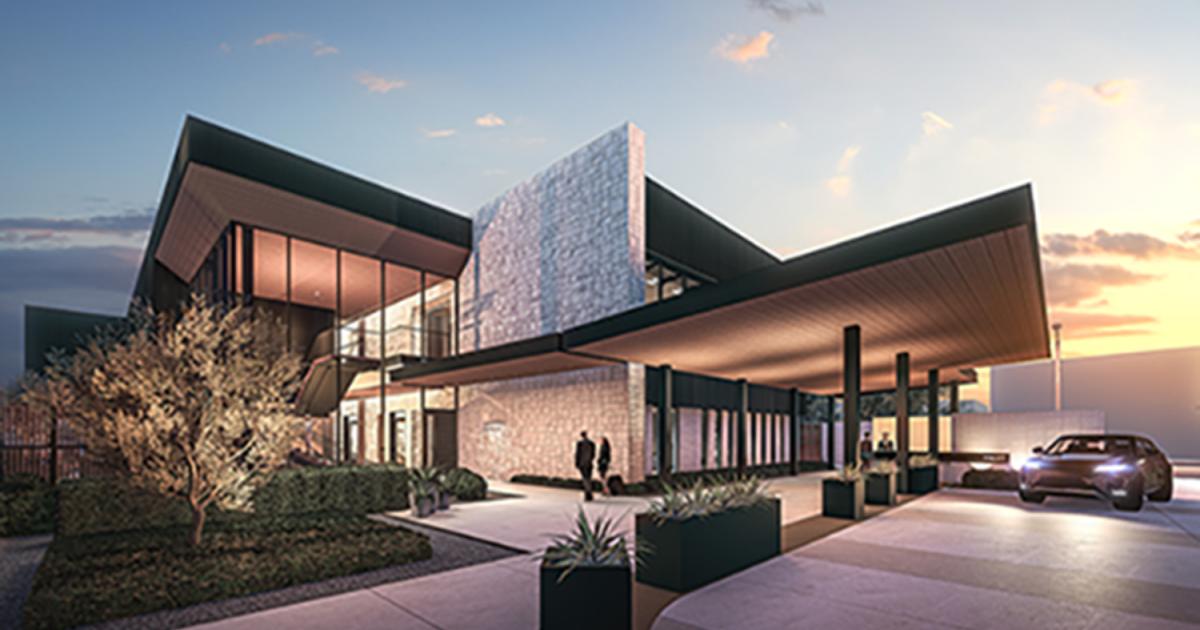 Clay Lacy plans to build a stylish state-of-the-art terminal on its leasehold at John Wayne-Orange County Airport, part of the Los Angeles-based company's anticipated $95 million FBO there. (Image: Clay Lacy Aviation)