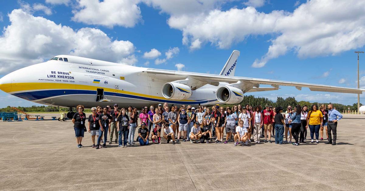 The Women in Aviation International Central Florida Chapter hosted approximately 150 attendees at its Girls in Aviation Day 2022 event. (Photo: WAI)