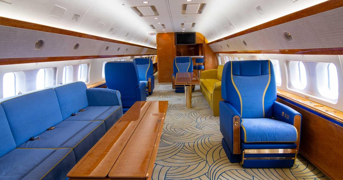 A VIP airliner refurbishment is the result of careful timing and coordination of all elements of the project, a process that Citadel Completions calls “dynamic project management.” 