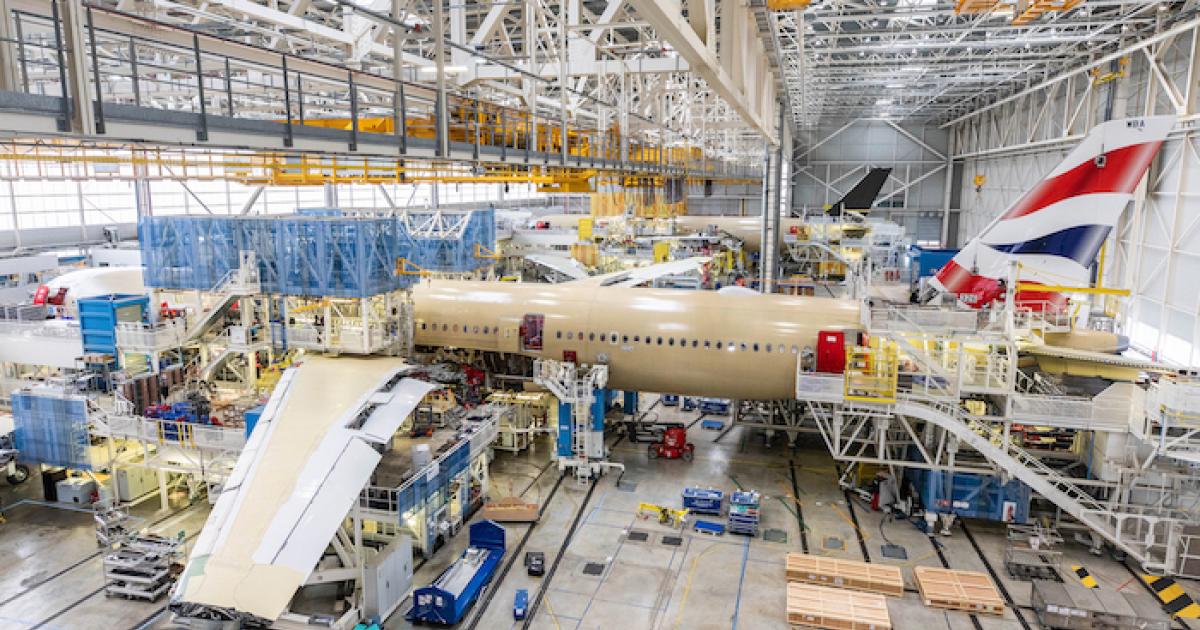 Airbus and other European aerospace manufacturers are set to endure ongoing supply chain difficulties that could continue to constrain aircraft manufacturing. (Image: Airbus)