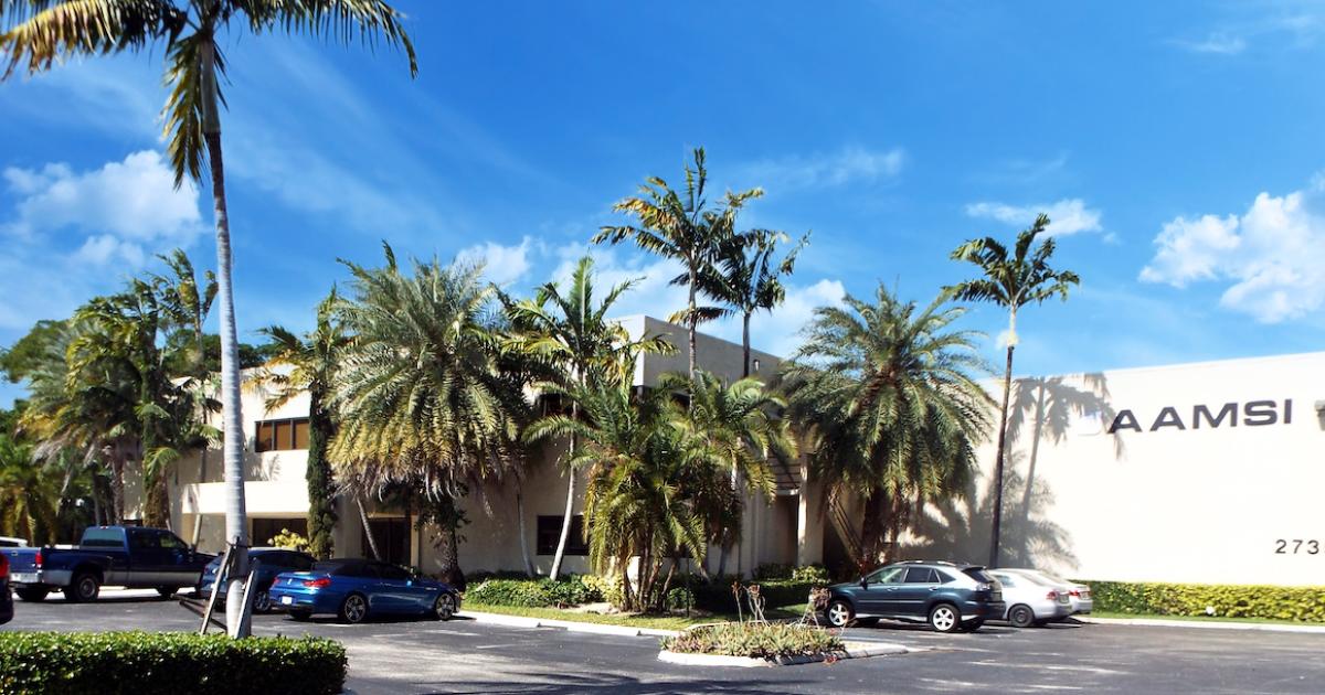 Associated Aircraft Manufacturing and Sales (AAMSI) operates from this 52,000-sq-ft building in Fort Lauderdale, Florida. (Photo: First Aviation Services)