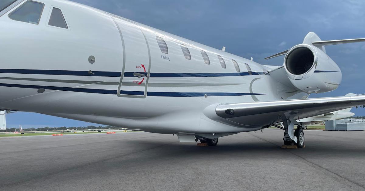 SmartSky said there are more than 300 Cessna Citation X-series business jets available for its air-to-ground connectivity. (Photo: SmartSky)