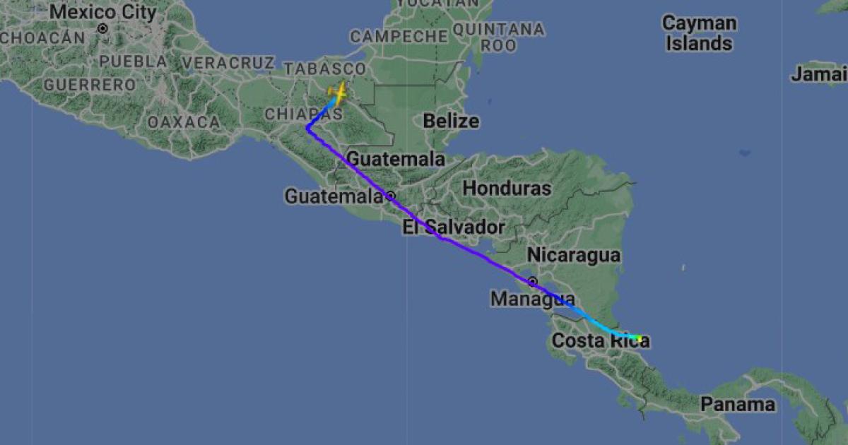 After 10 days, Costa Rica called off the search for the six occupants of a Piaggio Avanti II that crashed on October 21 in the Caribbean Sea. (Photo: FlightRadar24)