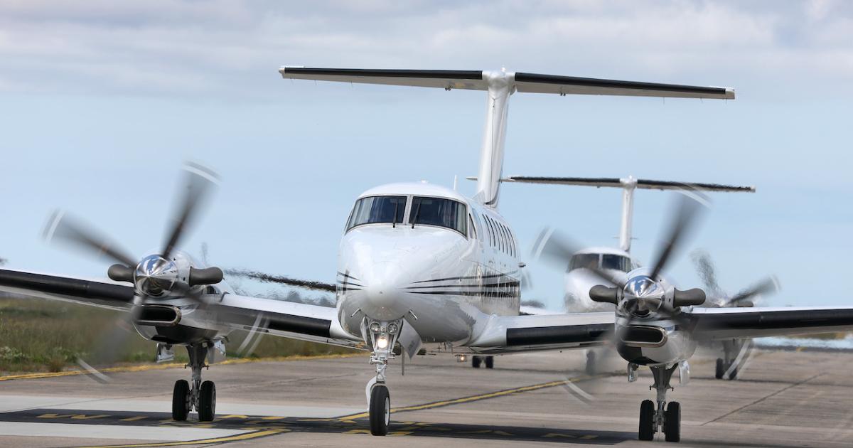 Jet Aviation Australia in East Sale supports 11 of the Beechcraft King Air 350s operated by the Royal Australian Air Force's Number 32 Squadron. (Photo: Jet Aviation)