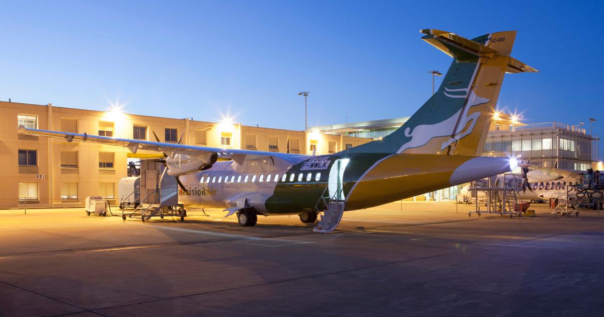 Precision Air operates a fleet of ATR regional airliners, including this ATR42-600 model. (Image: Precision Air)