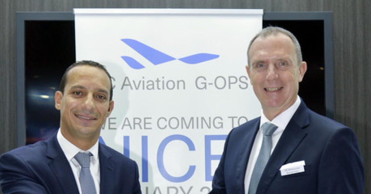 Karim Berrandou, CEO of G-OPS and Michael Kuhn, CEO of DC Aviation