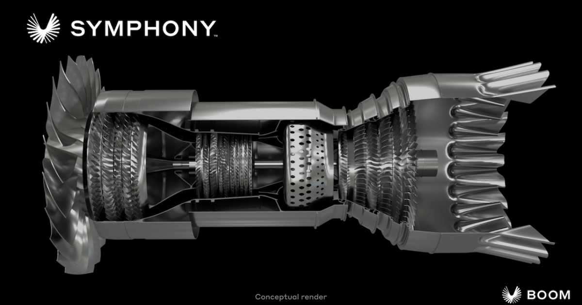 Boom Supersonic Symphony turbine engine