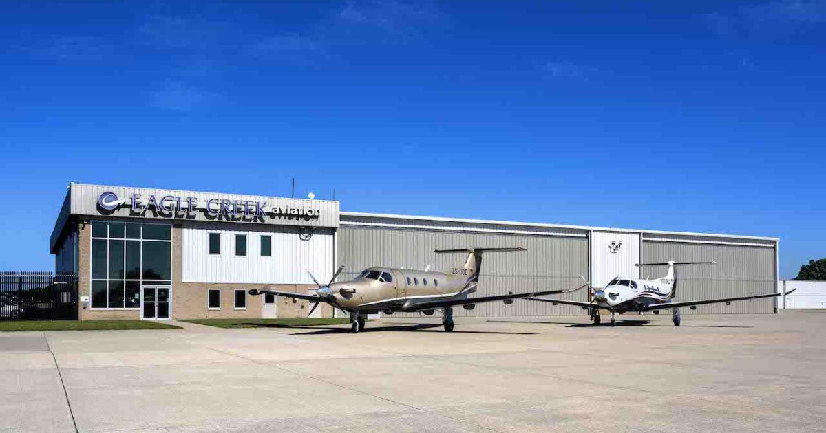 Photo of Eagle Creek Aviation facilities in Indianapolis