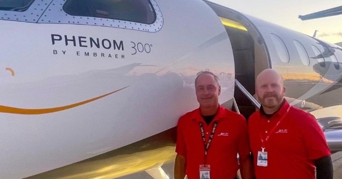 Jet It pilots began flying the company's first Embraer Phenom 300 business jet this week. (Photo: Jet It)