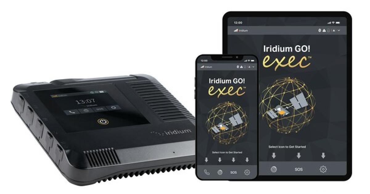 Iridium Go! exec satellite communicator (Phone: Iridium)