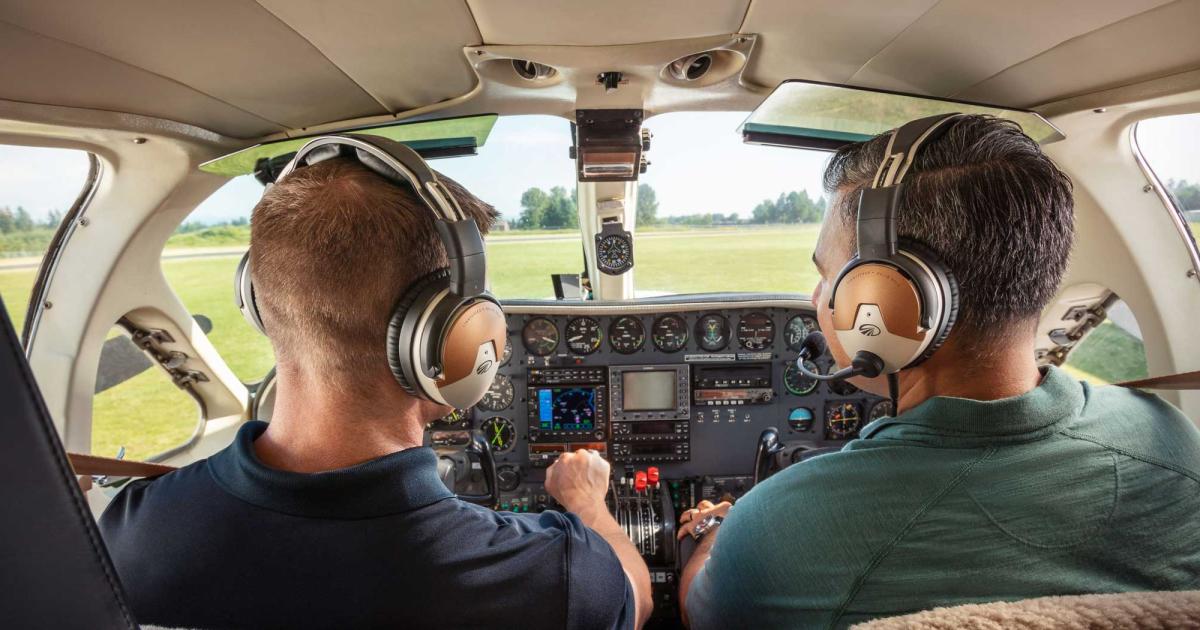 Lightspeed Delta Zulu aircraft headset
