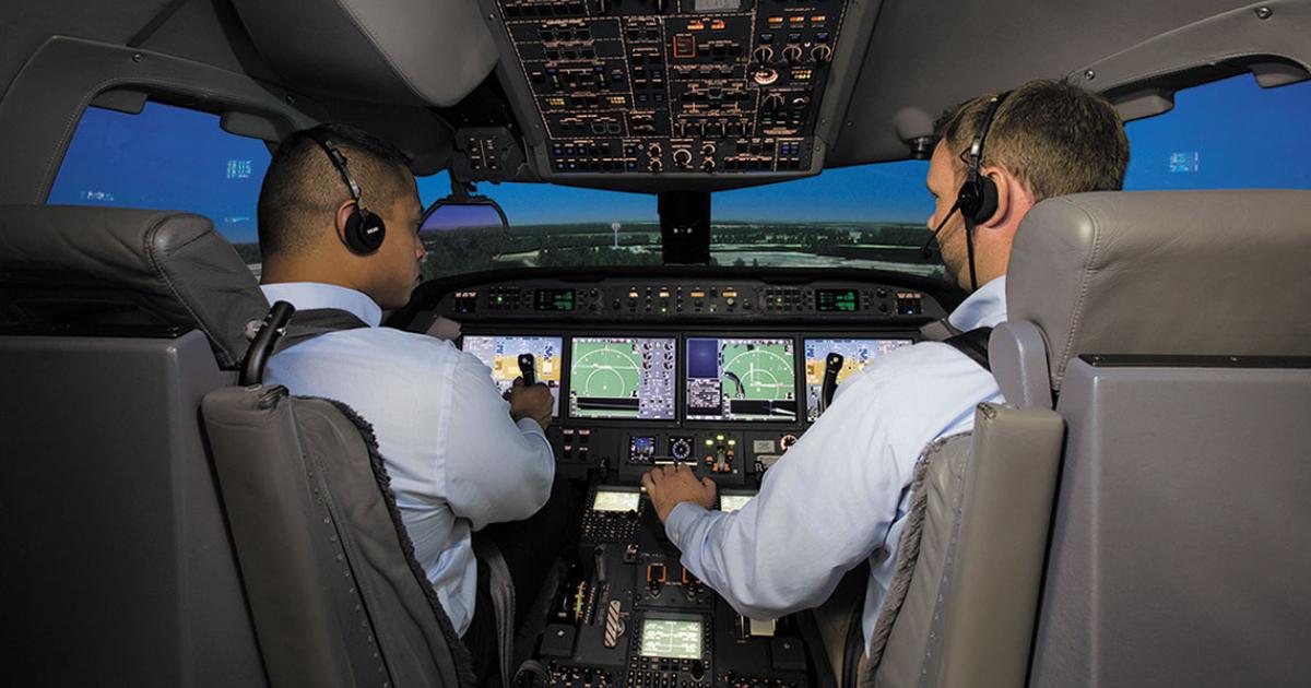 FlightSafety Gulfstream G550 Simulator