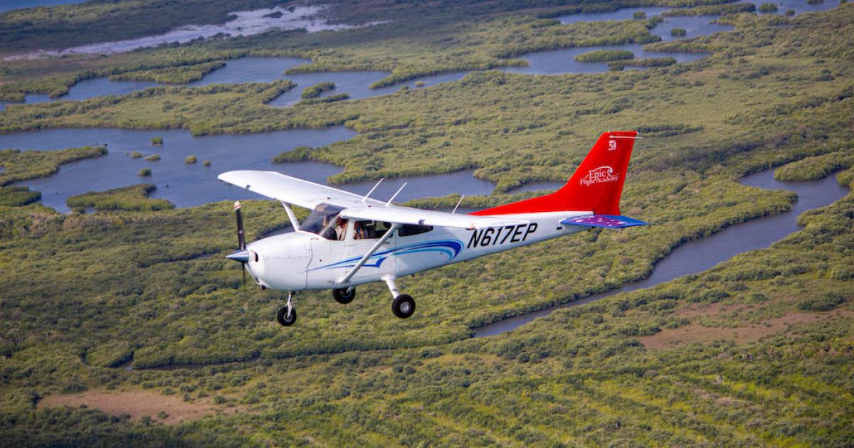 Epic Flight Academy Cessna 172 (Photo: Textron Aviation)