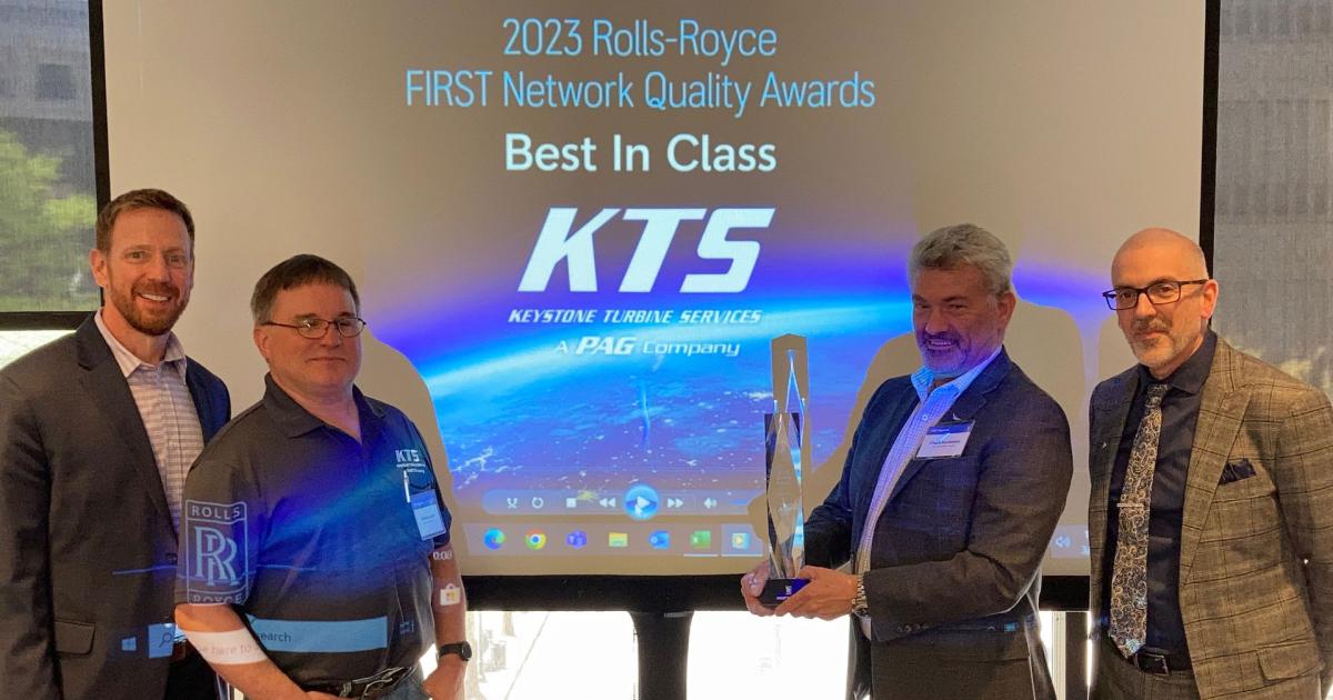 Rolls-Royce best in class award