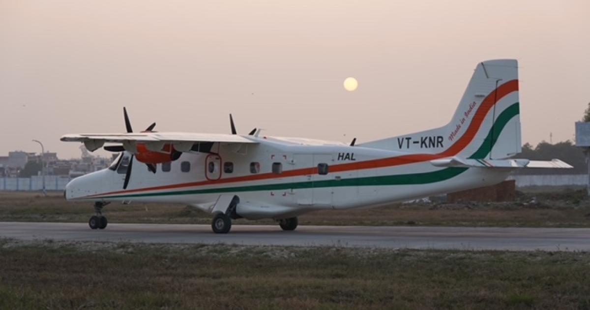 The Hindustan 228-201 LW won Indian certification on February 27. (Photo: HAL)