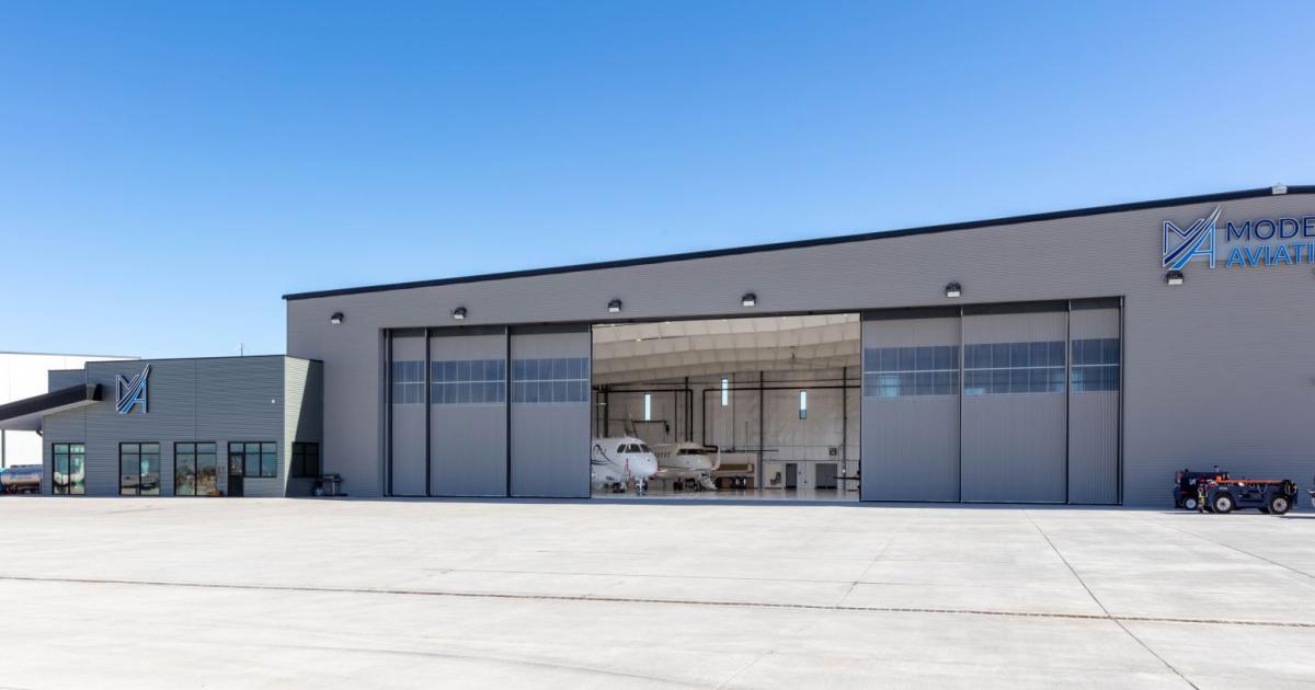 Modern Aviation's new hangar facility at Centennial Airport near Denver