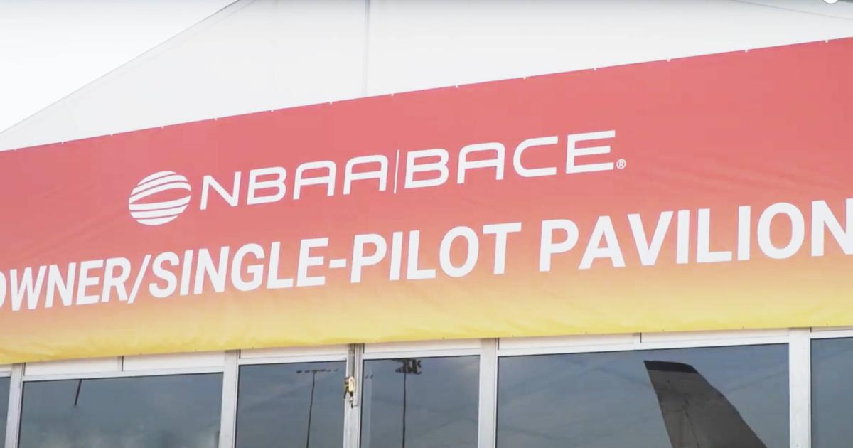 Owner/Single-Pilot Pavilion Tent at 2021 NBAA-BACE 