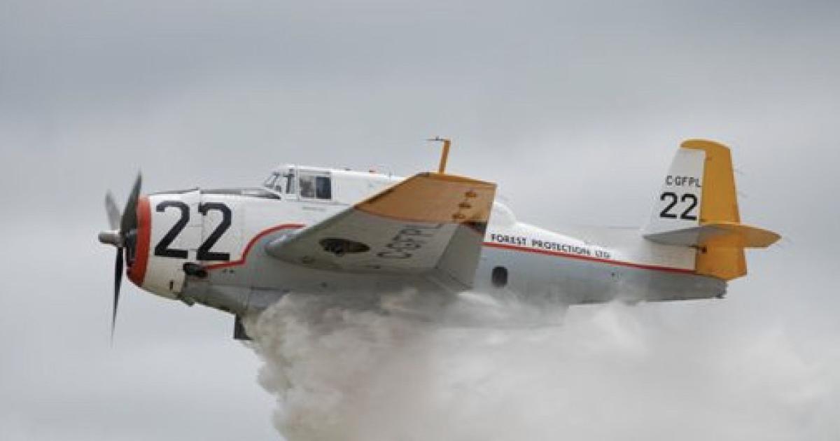 TBM-3E fire-fighting airplane