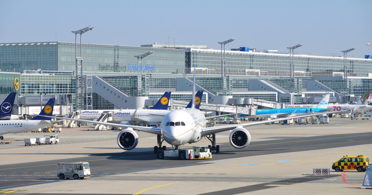 While the U.S. concentrates on incentives for reaching CO2 goals, European airlines complain about the EU's focus on mandates. (Photo: Fraport)