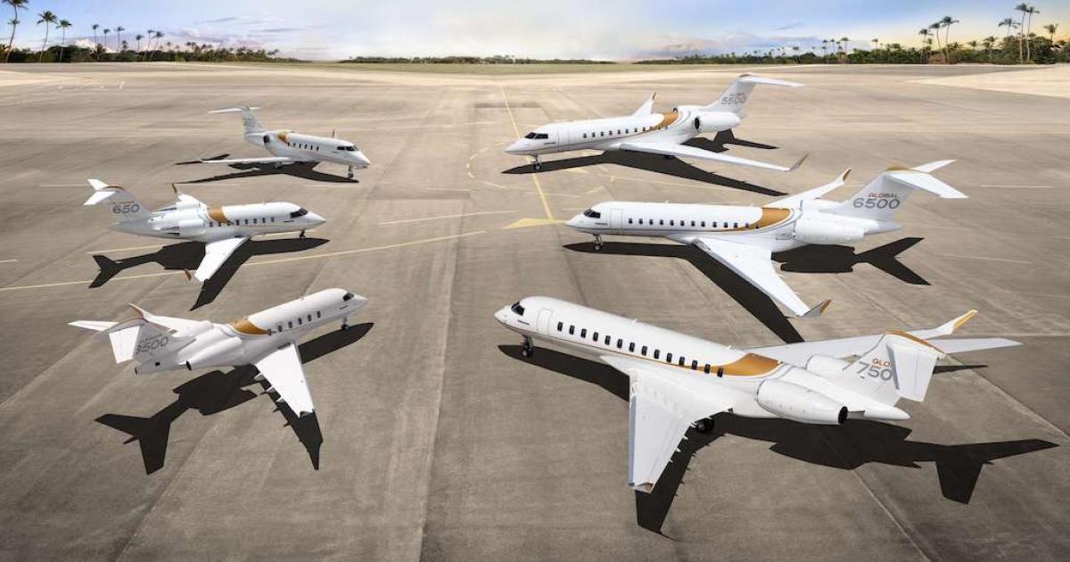 Bombardier business jets (Photo: Bombardier)