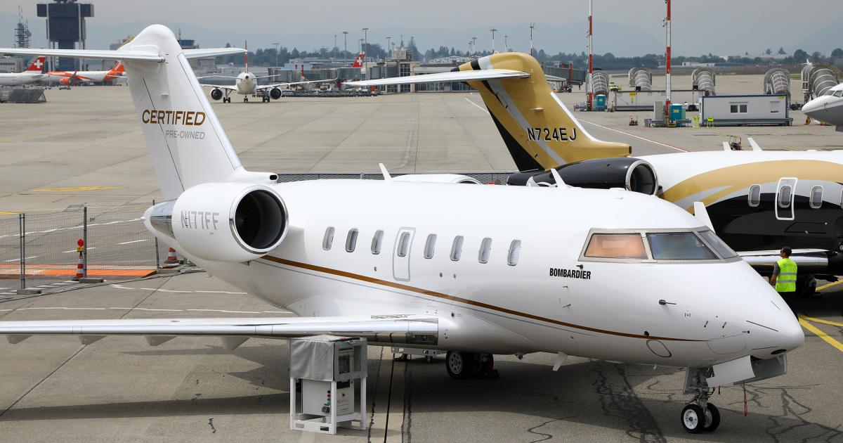 Bombardier's Certified Pre-Owned Challenger 605 at EBACE