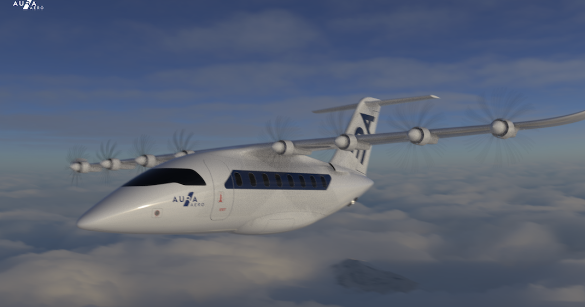 Aura Aero's ERA hybrid-electric regional airliner.
