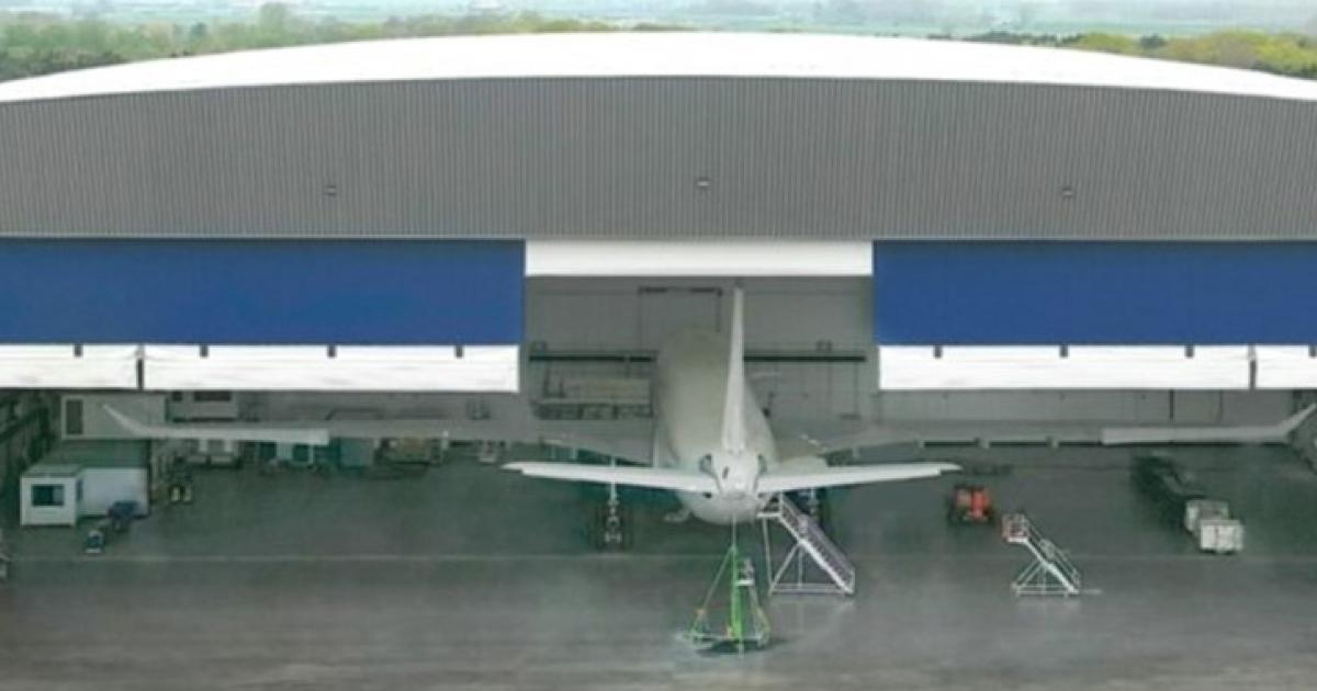 new Fokker hangar