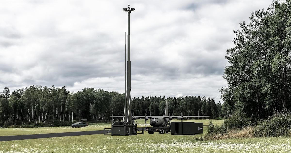 Saab r-TWR Deployable air traffic control tower system
