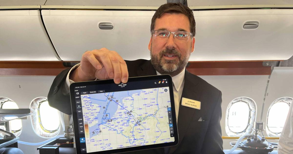 Brad Surak, Boeing Global Services v-p of digital aviation solutions 