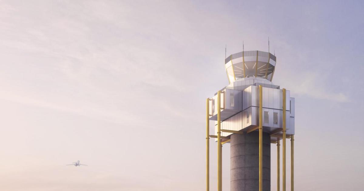 Digital rendering of sustainable tower design