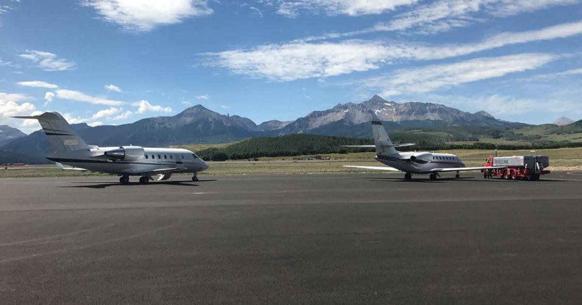 FAA regulatory changes are designed to facilitate equipment approvals for Part 25 aircraft that operate at high-altitude airports. (Photo: Telluride Regional Airport)