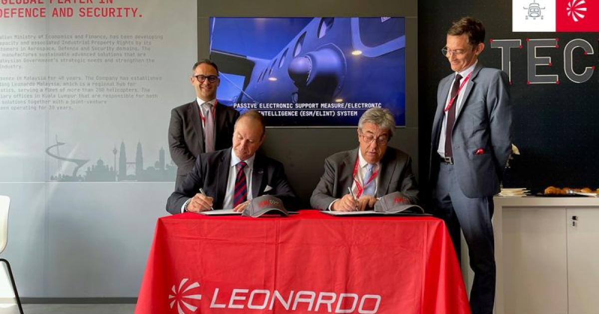 Heli SGI signs agreement with Leonardo distributor Helitech Asia.