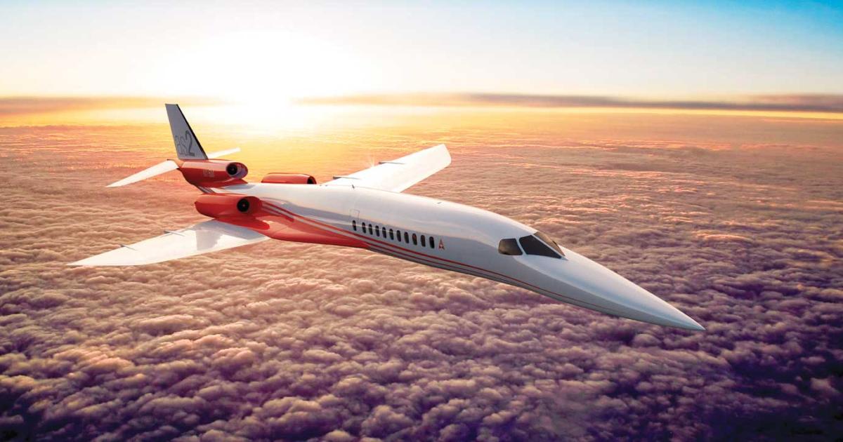 Aerion’s supersonic business jet will be sold in Asia Pacific by Sparkle Roll. 