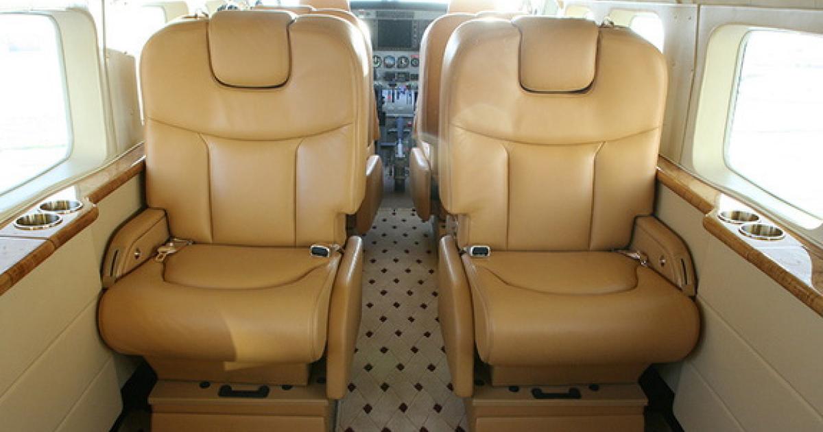 Wipaire has devised a series of new Aurora interiors for the Cessna Caravan family.