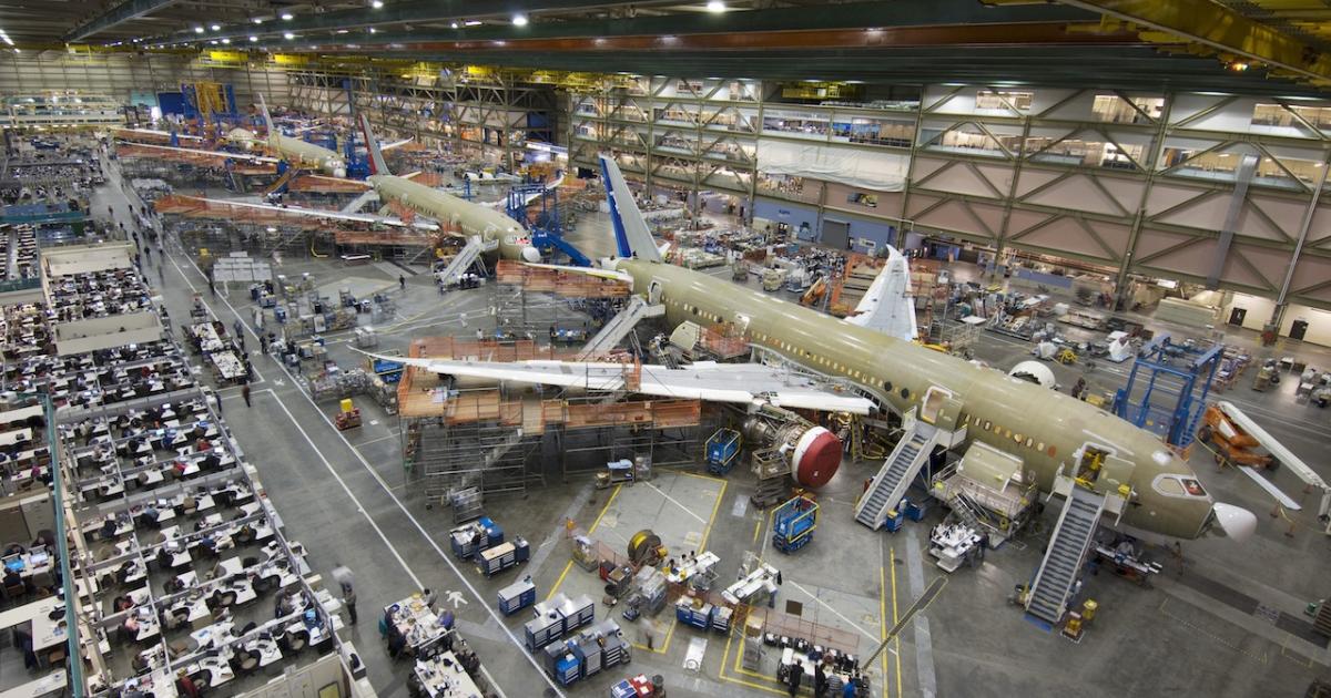 Boeing delivered a record 114 Dreamliners in 2014. (Photo: Boeing)
