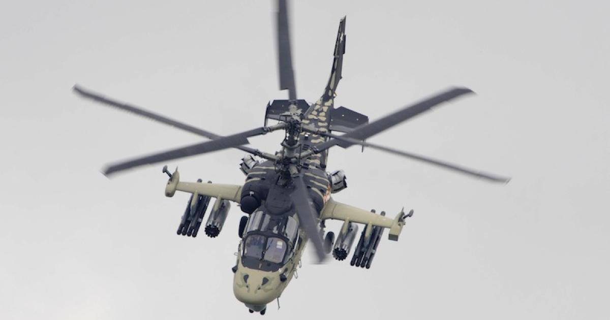 The Kamov Ka-52 continues to wow crowds at the Paris Air Show.