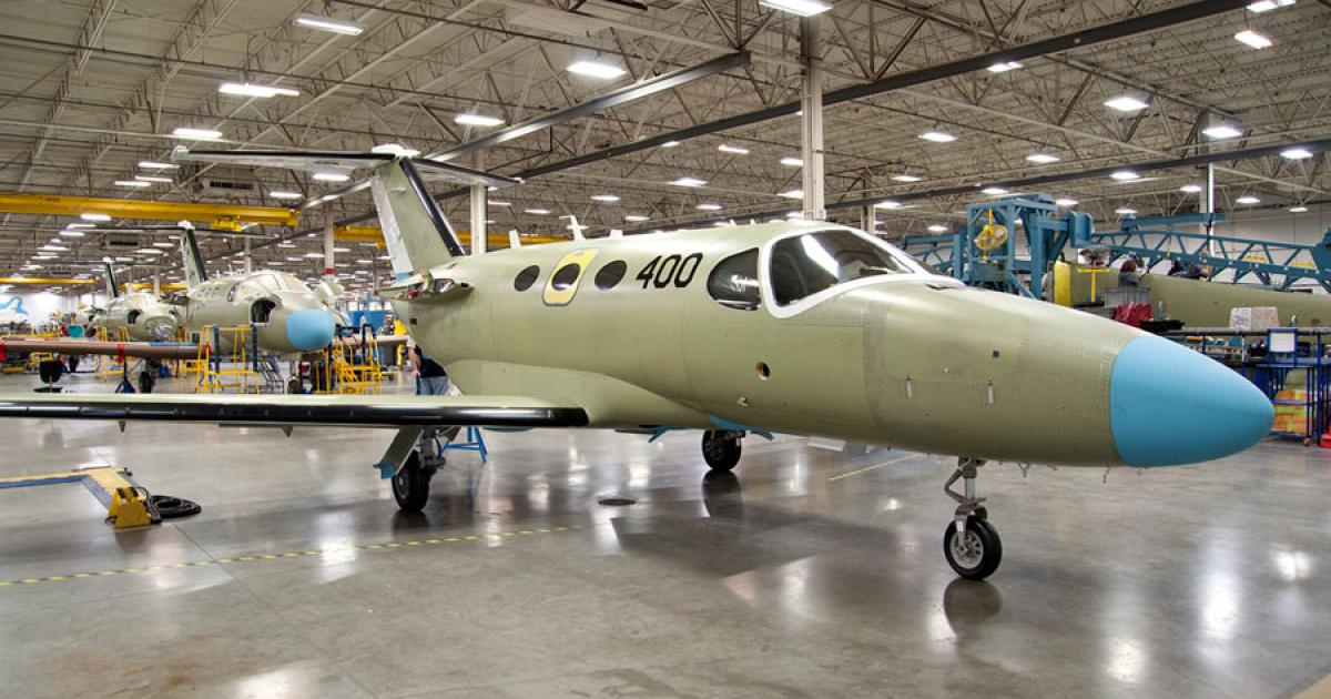 Cessna delivered 49 Citations in the second quarter of 2012, 11 more than it shipped in the same period a year ago.