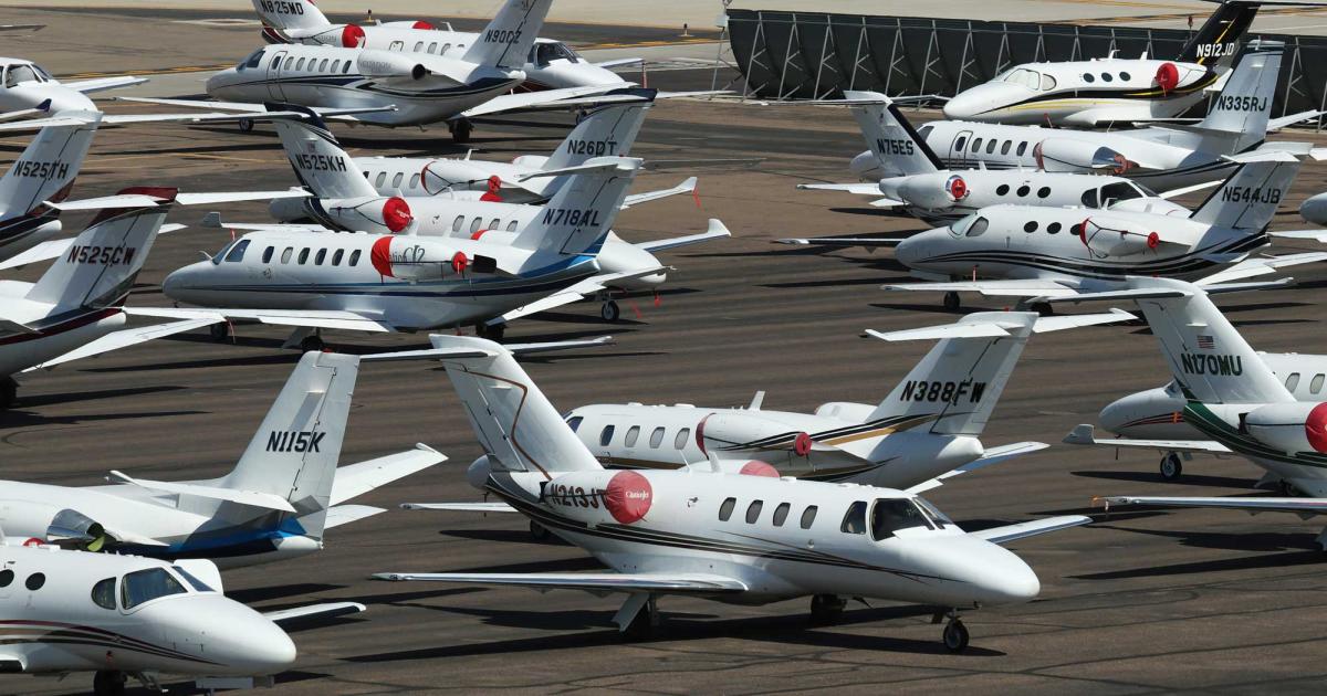 Despite atmospheric corporate profits and stock market valuations, and low costs of borrowing, business jet orders have not followed in lock-step as they seemed to do before 2008. (Photo: Barry Ambrose)