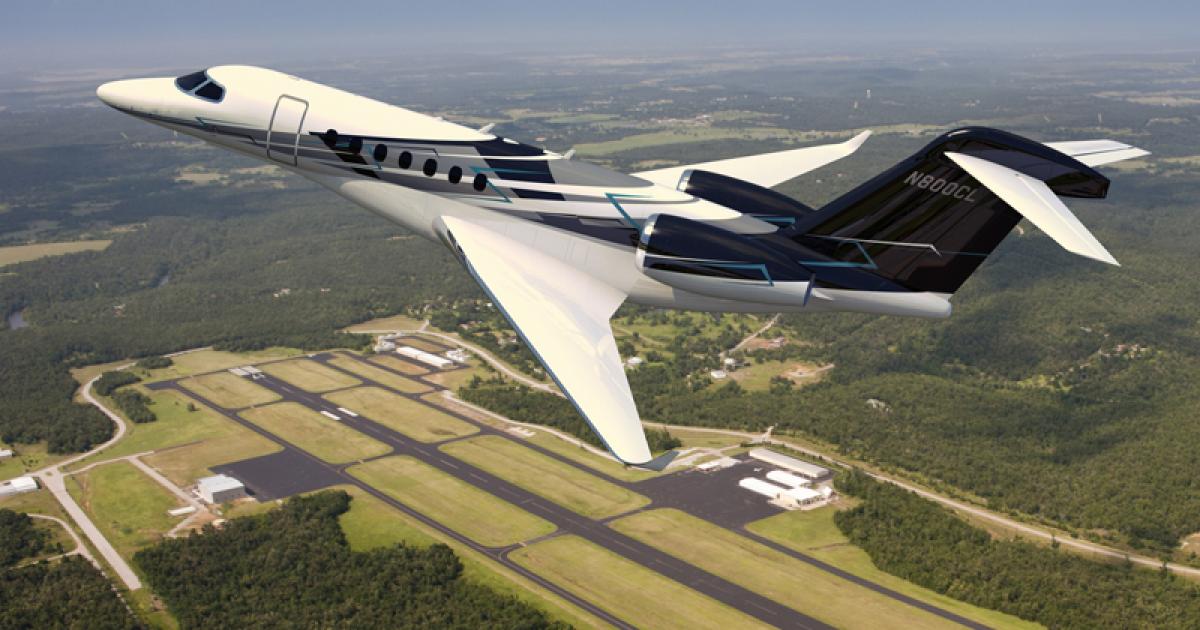 Cessna introduced the Citation Longitude at EBACE 2012.
