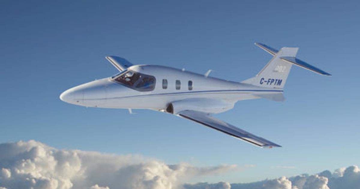 For at least the second time in its history, the Diamond D-Jet program has been suspended due to lack of funding. In addition, London, Ontario-based DIamond Aircraft has laid off  all of its approximately 450 employees as it restructures.