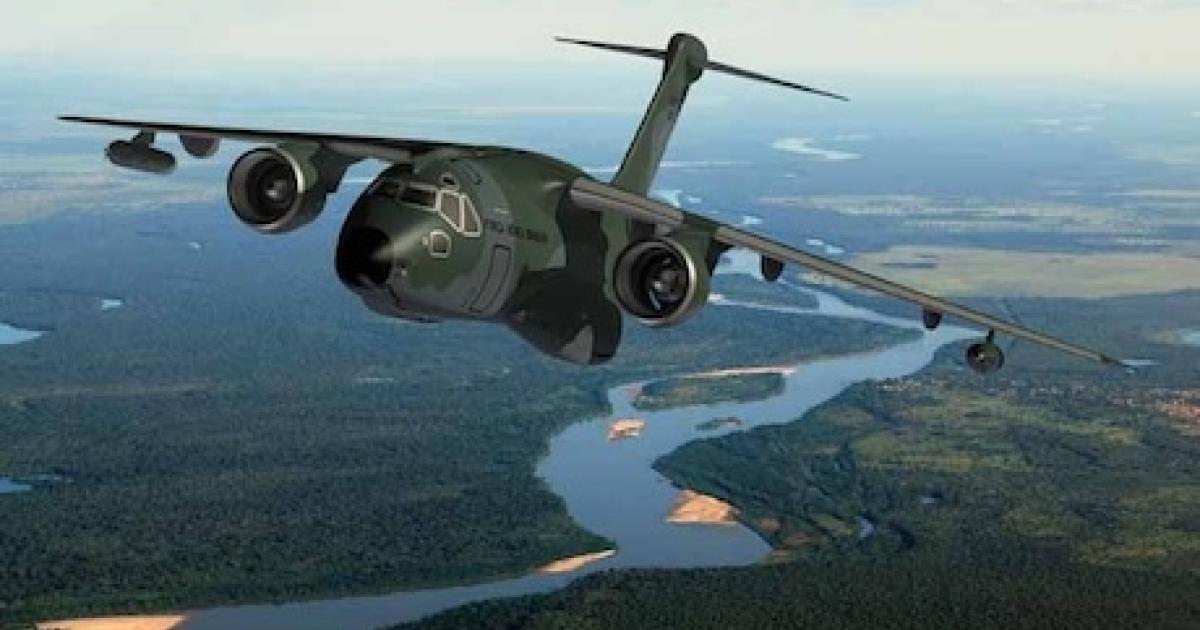 Elbit Systems’ Brazilian subsidiary AEL Sistemas will supply the self-protection suite, directed infrared countermeasures and pilots’ head-up display (HUD) system for the new Embraer KC-390 military airlifter.