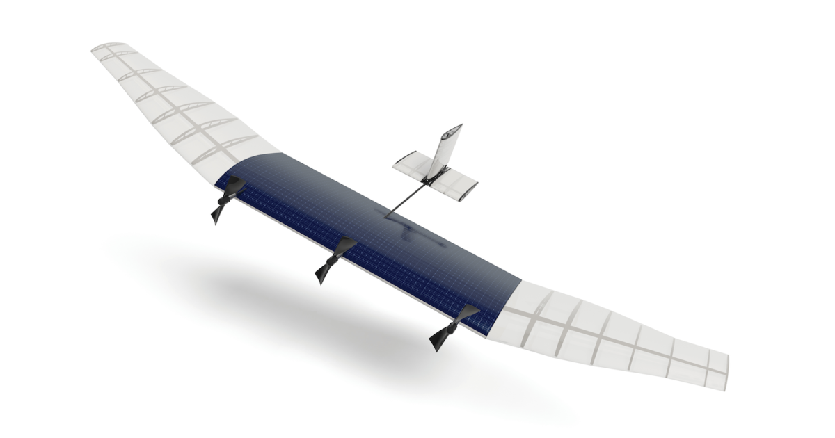 Facebook provided this depiction of the solar-powered HALE UAS it plans to develop as a communications link. (Photo: Facebook)