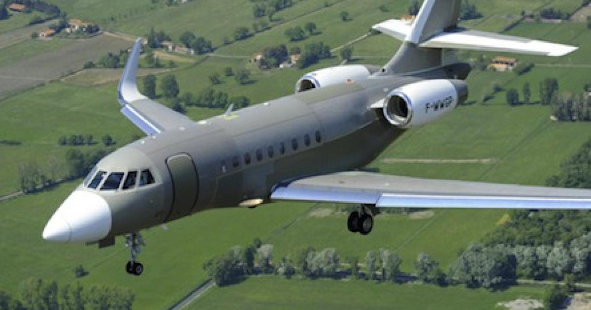 The Falcon 2000S has completed nearly 300 hours of flight testing as it advances toward certification in this year’s fourth quarter.